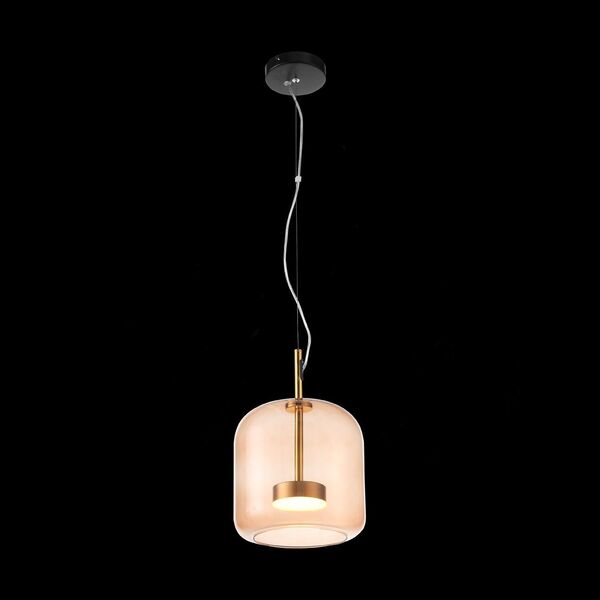 Светильник подвесной ST-Luce PALOCHINO [Золото/Коричневый LED 1*6W]