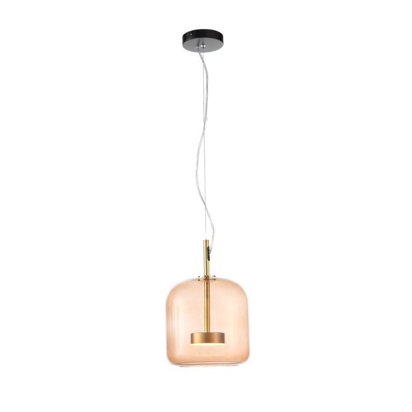 Светильник подвесной ST-Luce PALOCHINO [Золото/Коричневый LED 1*6W]