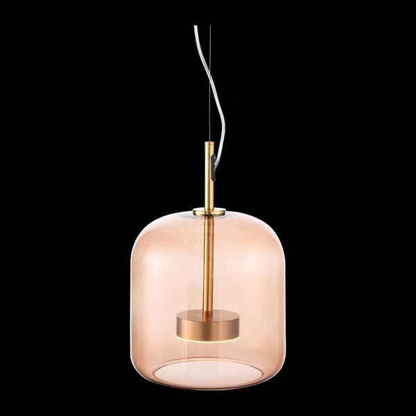 Светильник подвесной ST-Luce PALOCHINO [Золото/Коричневый LED 1*6W]