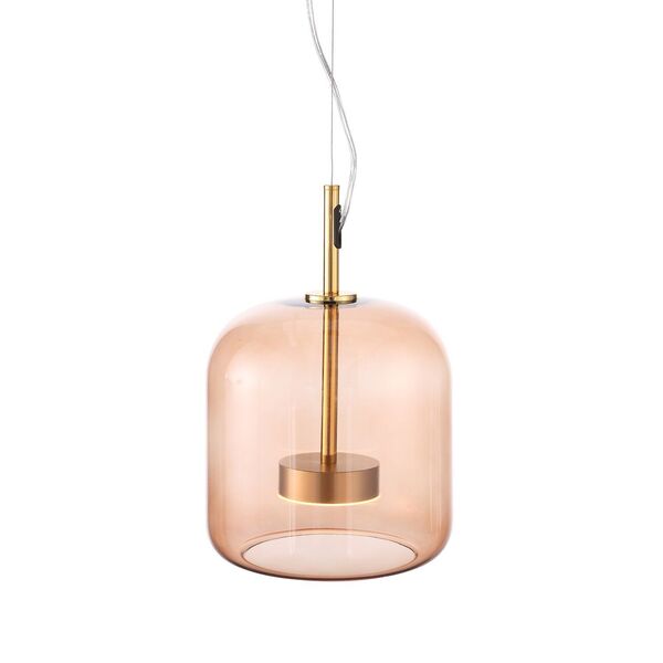 Светильник подвесной ST-Luce PALOCHINO [Золото/Коричневый LED 1*6W]