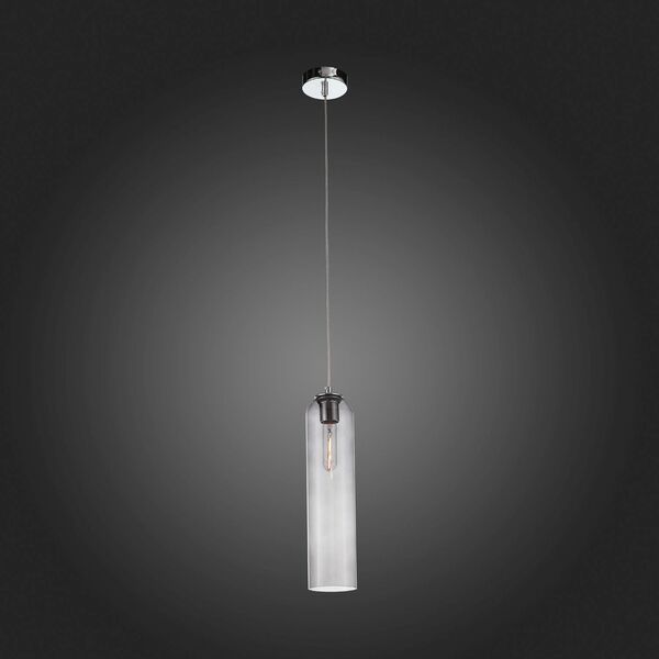 Светильник подвесной ST-Luce CALLANA [Хром/Дымчатый E27 1*60W]