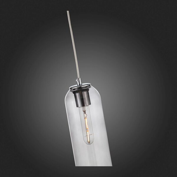 Светильник подвесной ST-Luce CALLANA [Хром/Дымчатый E27 1*60W]