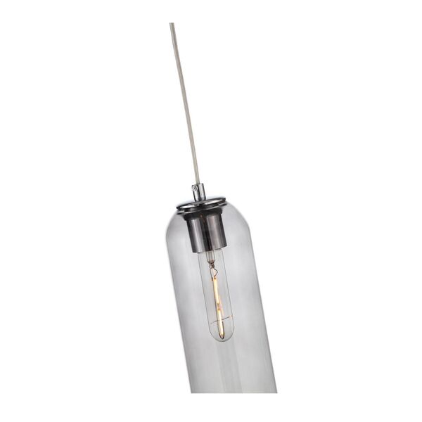 Светильник подвесной ST-Luce CALLANA [Хром/Дымчатый E27 1*60W]