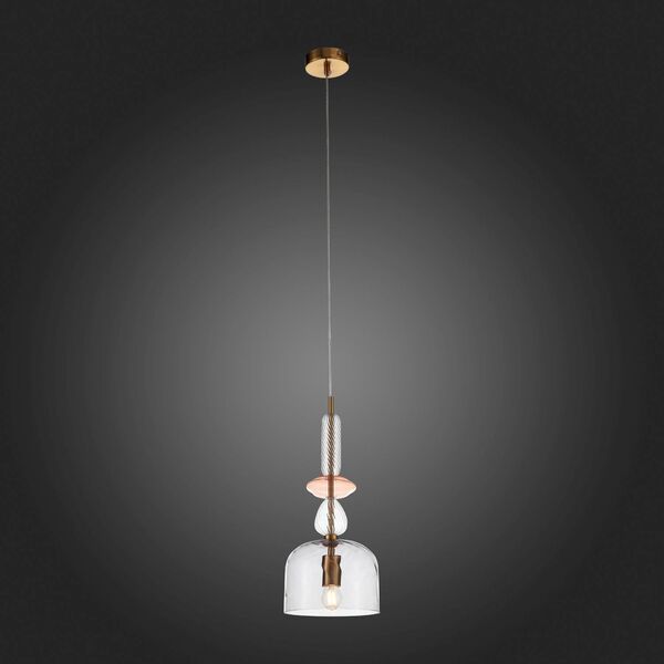 Светильник подвесной ST-Luce Illuvio [Золото/Дымчатый E27 1*60W]