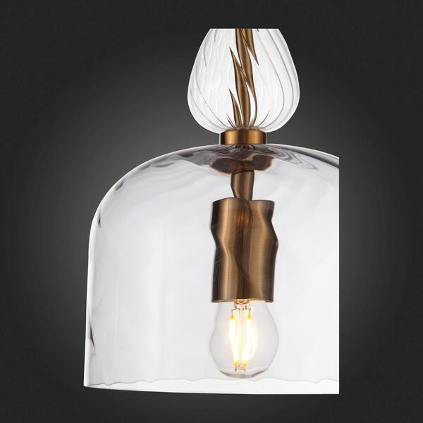Светильник подвесной ST-Luce Illuvio [Золото/Дымчатый E27 1*60W]