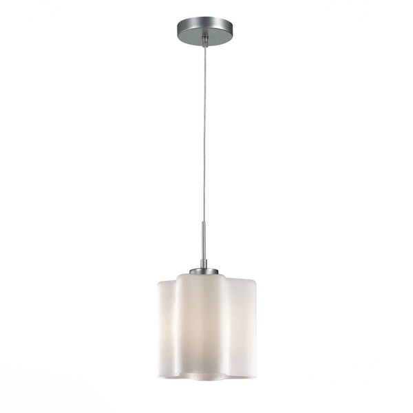Светильник подвесной ST-Luce ONDE [Серебристый/Белый E27 1*60W]