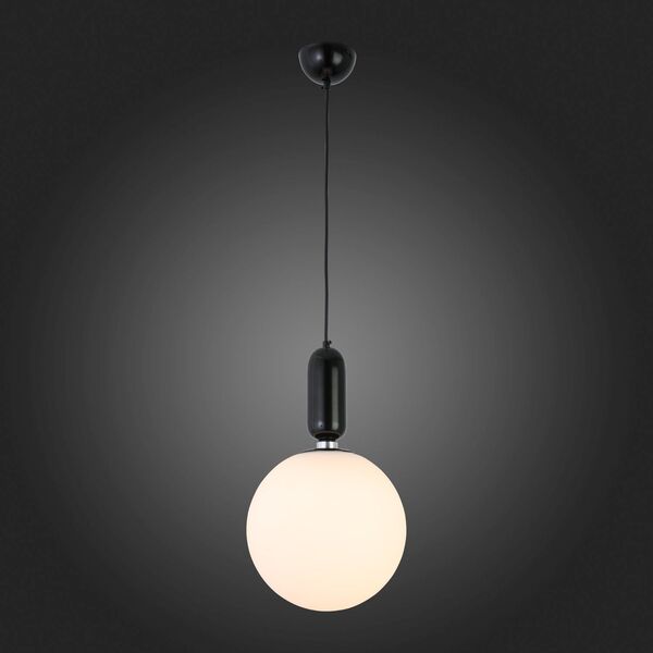 Светильник подвесной ST-Luce RIETTA [Черный/Белый E27 1*60W]