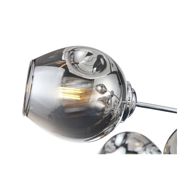 Светильник подвесной ST-Luce Fovia [Хром/Дымчатый E14 12*40W]