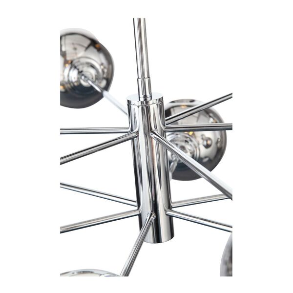 Светильник подвесной ST-Luce Fovia [Хром/Дымчатый E14 12*40W]