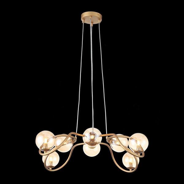 Светильник подвесной ST-Luce Legatezza[Золото/Янтарный G9 8*3W]