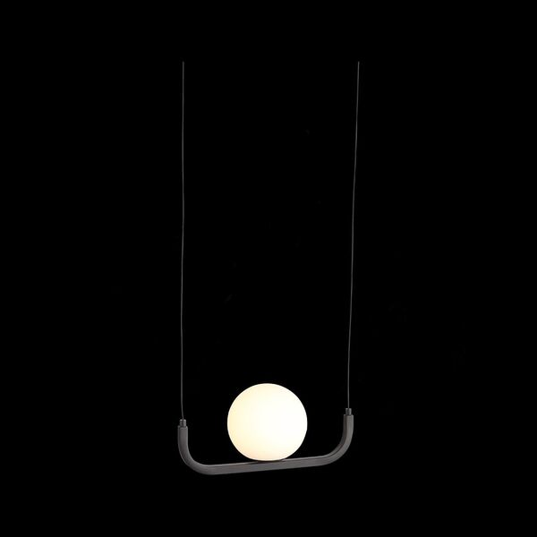 Светильник подвесной ST-Luce BOTELLI [Черный/Белый LED 1*8W]