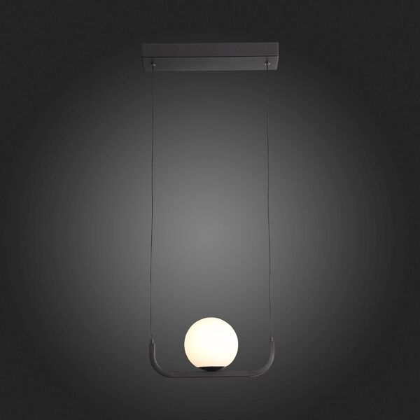 Светильник подвесной ST-Luce BOTELLI [Черный/Белый LED 1*8W]