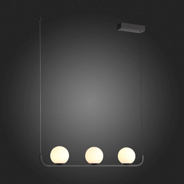 Светильник подвесной ST-Luce BOTELLI [Черный/Белый LED 3*8W]