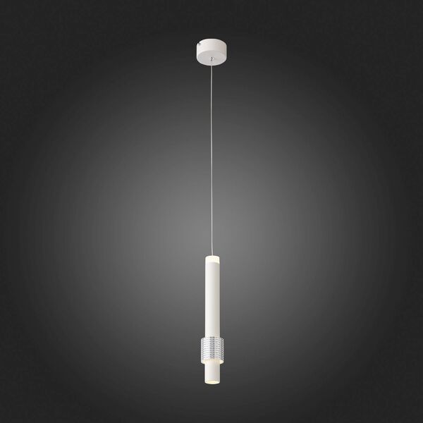 Светильник подвесной ST-Luce BALLITO [Белый, Алюминиевый/Белый LED 1*6W]
