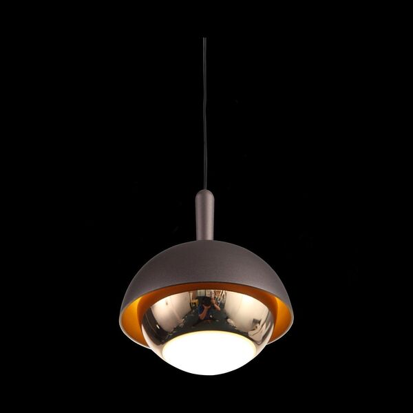 Светильник подвесной ST-Luce ENTOLLA [Кофейный, Золото/Кофейный, Золото LED 1*8W]