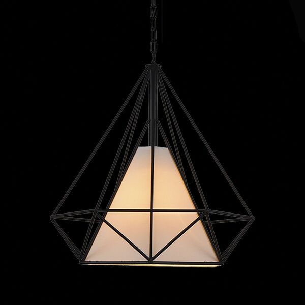 Светильник подвесной ST-Luce PALIEDRO [Черный/Черный, Белый E27 1*60W]