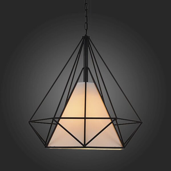 Светильник подвесной ST-Luce PALIEDRO [Черный/Черный, Белый E27 1*60W]