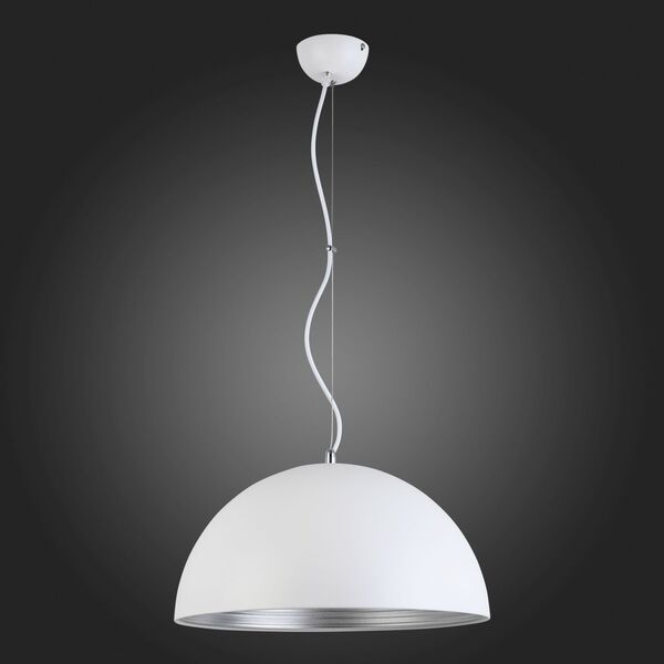Светильник подвесной ST-Luce TAPPO [Белый/Белый, Серебристый E27 1*60W]