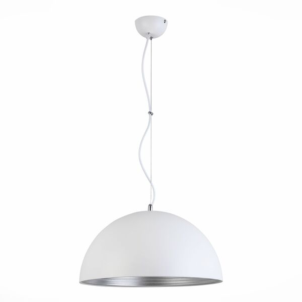 Светильник подвесной ST-Luce TAPPO [Белый/Белый, Серебристый E27 1*60W]