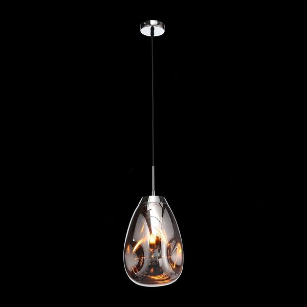 Светильник подвесной ST-Luce Aereo [Хром/Янтарный E27 1*60W]