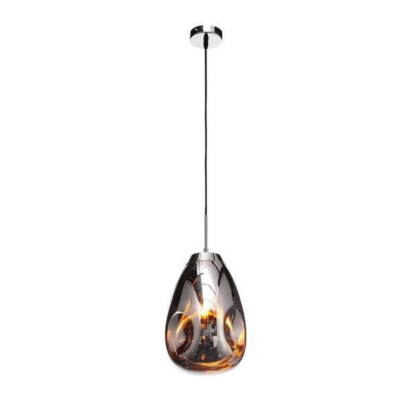 Светильник подвесной ST-Luce Aereo [Хром/Янтарный E27 1*60W]