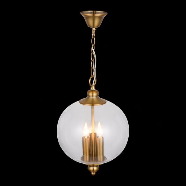 Подвесной светильник ST Luce Lateria [Золото/Прозрачный E14 3*60W]