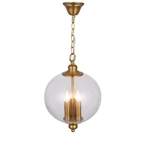 Подвесной светильник ST Luce Lateria [Золото/Прозрачный E14 3*60W]