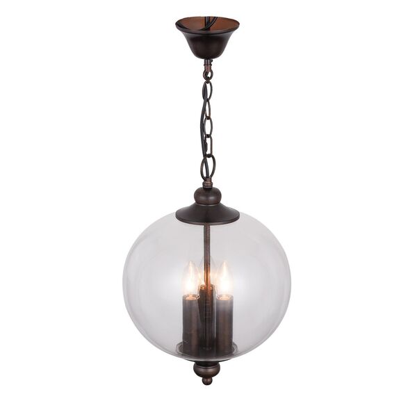 Подвесной светильник ST Luce Lateria [Коричневый/Прозрачный E14 3*60W]
