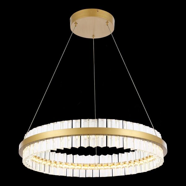 Светильник подвесной ST-Luce Cherio [Матовое золото/Прозрачный LED 1*44W]