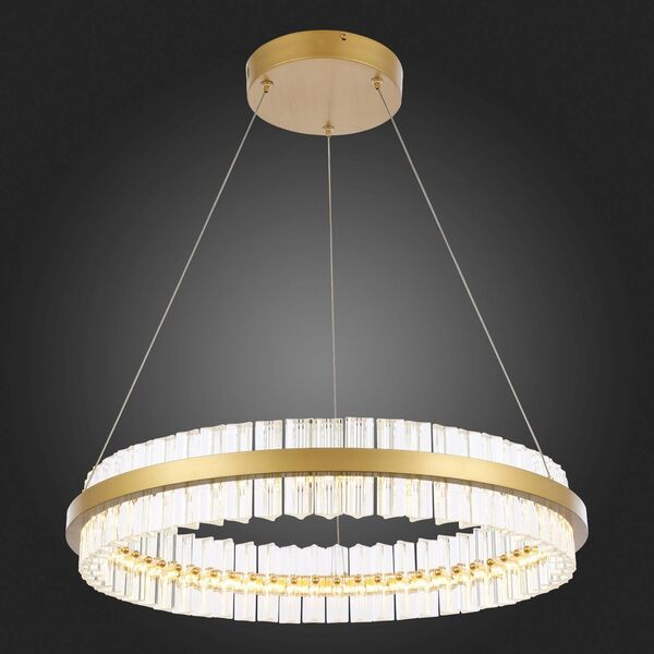 Светильник подвесной ST-Luce Cherio [Матовое золото/Прозрачный LED 1*44W]