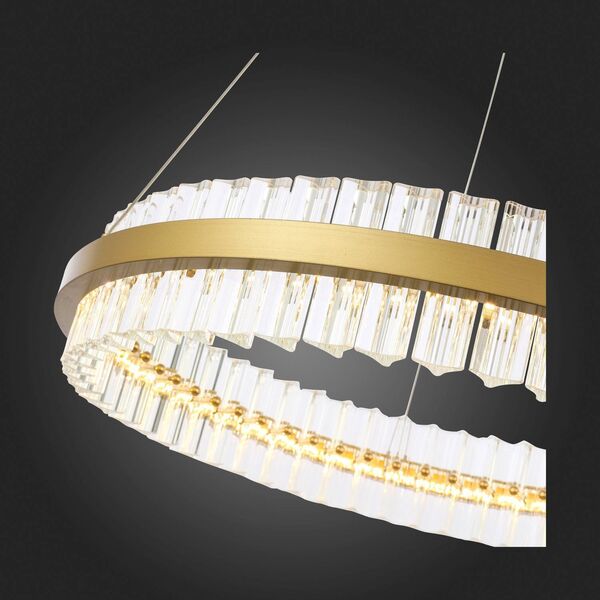 Светильник подвесной ST-Luce Cherio [Матовое золото/Прозрачный LED 1*44W]