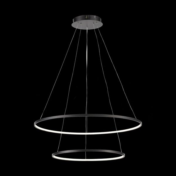 Светильник подвесной ST-Luce RICCOLO [Черный/Белый LED 2*14W]