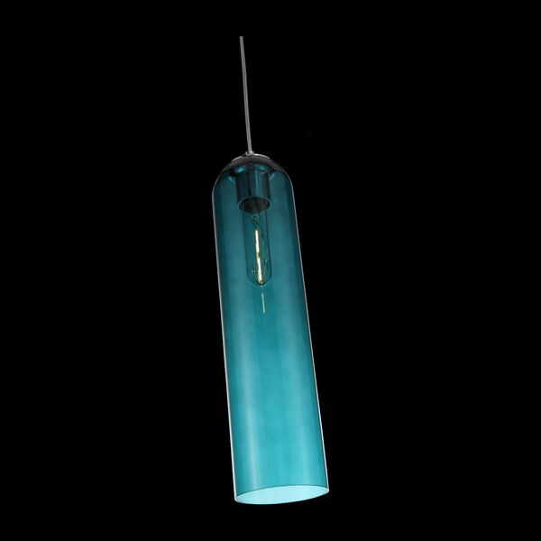 Светильник подвесной ST-Luce CALLANA [Хром/Голубой E27 1*60W]