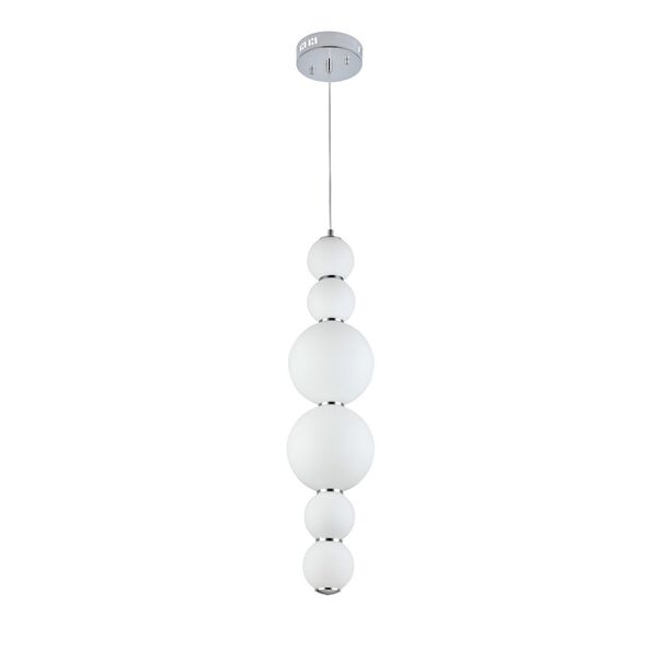 Светильник подвесной ST-Luce NEPAZZO [Хром/Белый LED 1*24W]