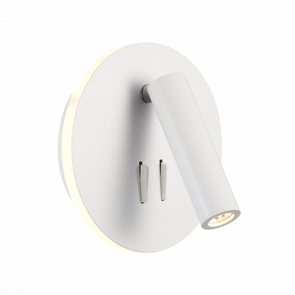 SL1586.513.01 Светильник настенный Белый LED 1*8W 3000K 624Lm Ra>80 24° IP20 L-xW155xH155 170-240V