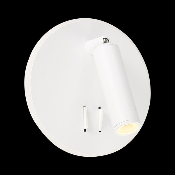 SL1586.513.01 Светильник настенный Белый LED 1*8W 3000K 624Lm Ra>80 24° IP20 L-xW155xH155 170-240V