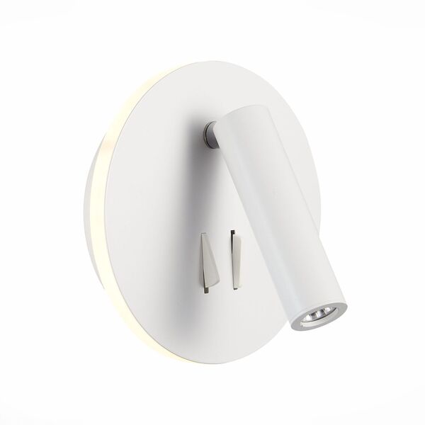 SL1586.513.01 Светильник настенный Белый LED 1*8W 3000K 624Lm Ra>80 24° IP20 L-xW155xH155 170-240V