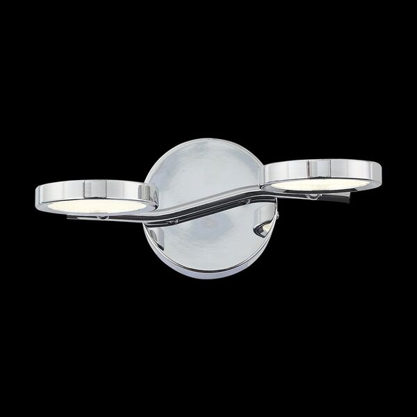 Светильник настенно-потолочный ST-Luce [Хром/Хром, Прозрачный LED 2*5W]