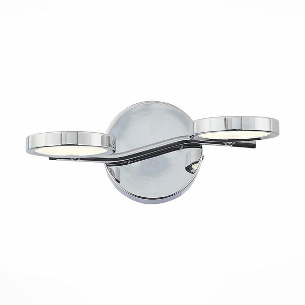 Светильник настенно-потолочный ST-Luce [Хром/Хром, Прозрачный LED 2*5W]