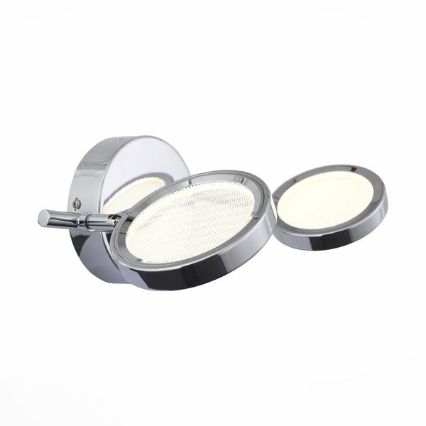Светильник настенно-потолочный ST-Luce [Хром/Хром, Прозрачный LED 2*5W]