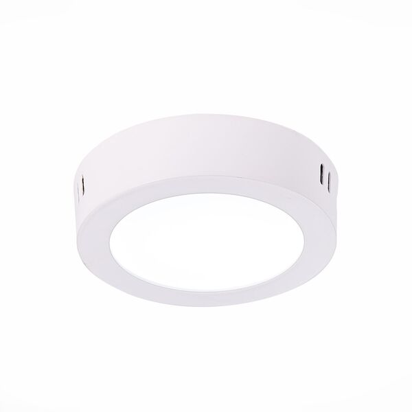 ST112.532.06 Светильник настенно-потолочный Белый LED 1*6W 3000K 330Lm Ra80 120° IP20 D110xH28 90-26