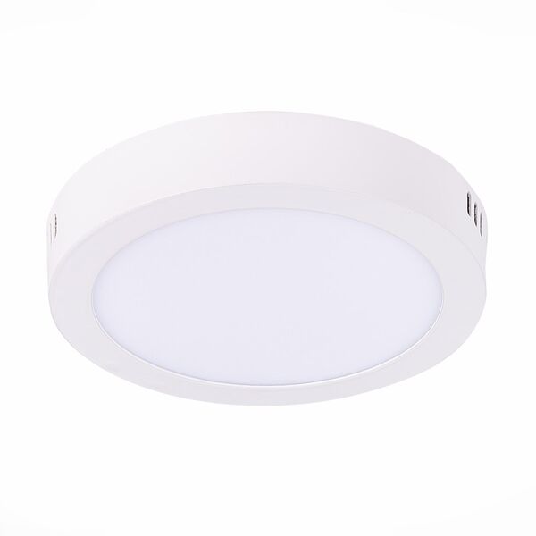 ST112.532.12 Светильник настенно-потолочный Белый LED 1*12W 3000K 715Lm Ra80 120° IP20 D160xH28 90-2