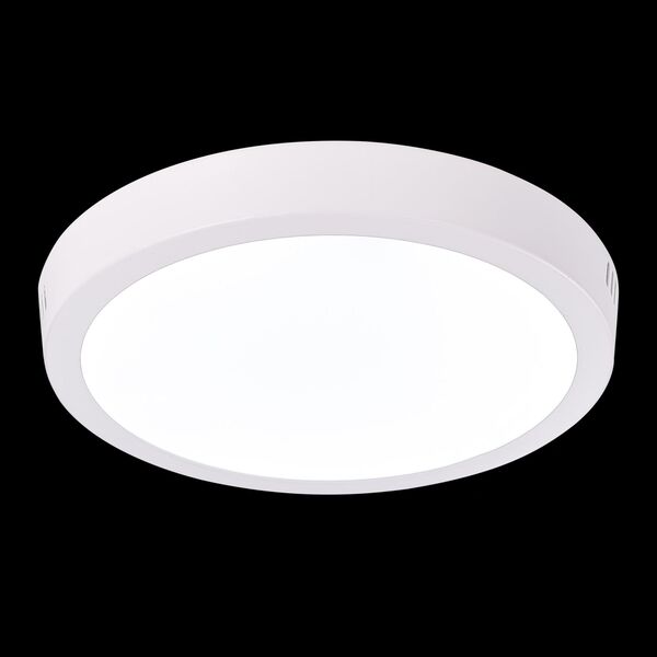 ST112.532.18 Светильник настенно-потолочный Белый LED 1*18W 3000K 1 225Lm Ra80 120° IP20 D210xH28 90