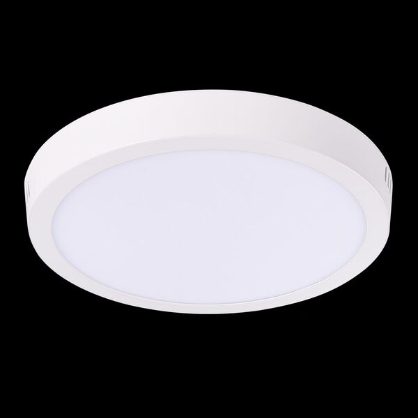 ST112.532.18 Светильник настенно-потолочный Белый LED 1*18W 3000K 1 225Lm Ra80 120° IP20 D210xH28 90