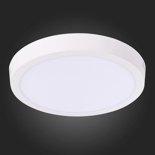 ST112.532.18 Светильник настенно-потолочный Белый LED 1*18W 3000K 1 225Lm Ra80 120° IP20 D210xH28 90