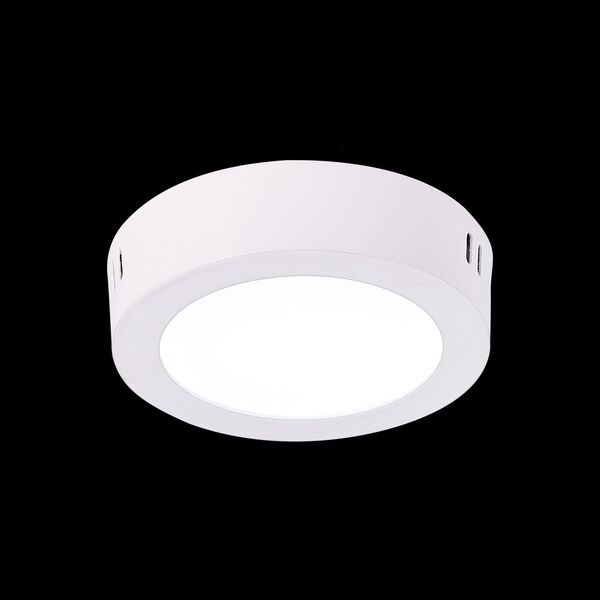 ST112.542.06 Светильник настенно-потолочный Белый LED 1*6W 4000K 370Lm Ra80 120° IP20 D110xH28 90-26