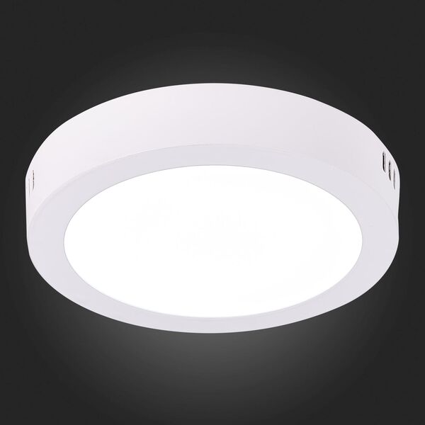 ST112.542.12 Светильник настенно-потолочный Белый LED 1*12W 4000K 795Lm Ra80 120° IP20 D160xH28 90-2