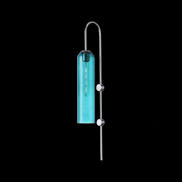 Бра ST Luce Callana [Хром/Голубой E27 1*60W]
