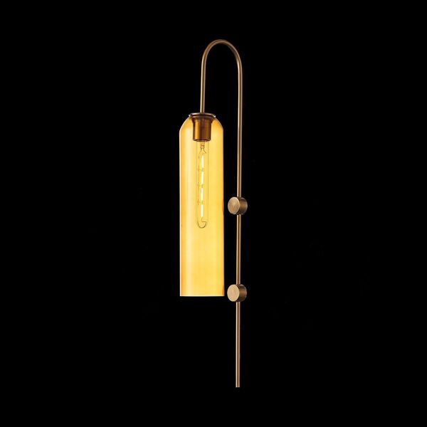 Бра ST Luce Callana [Латунь/Янтарный E27 1*60W]