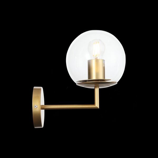 Бра ST Luce Liora [Матовое золото/Прозрачный E27 1*40W]